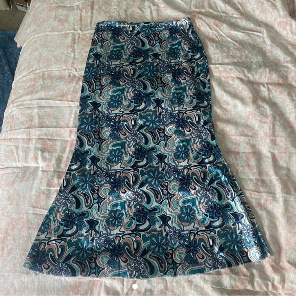 Mermaid silk skirt